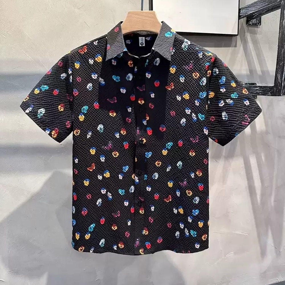 Multicolor Mini Floral Print Shirt